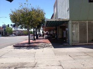 A once a bustling Main Street well-used today.