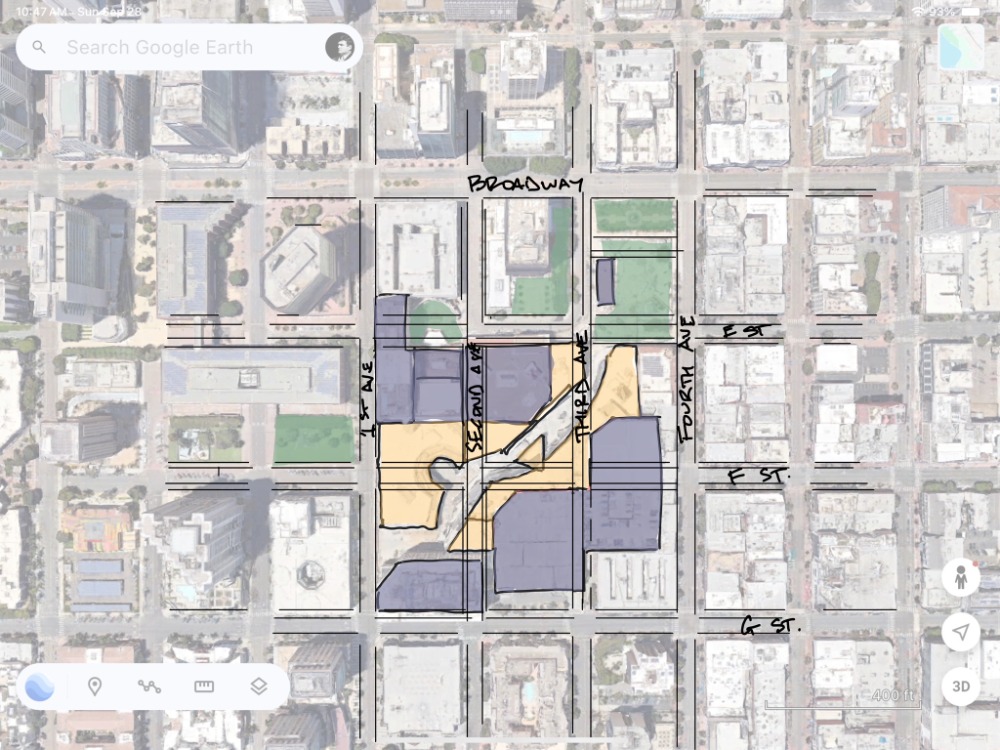 Slide 3 - Rational (purple) and Irrational (beige) buildings